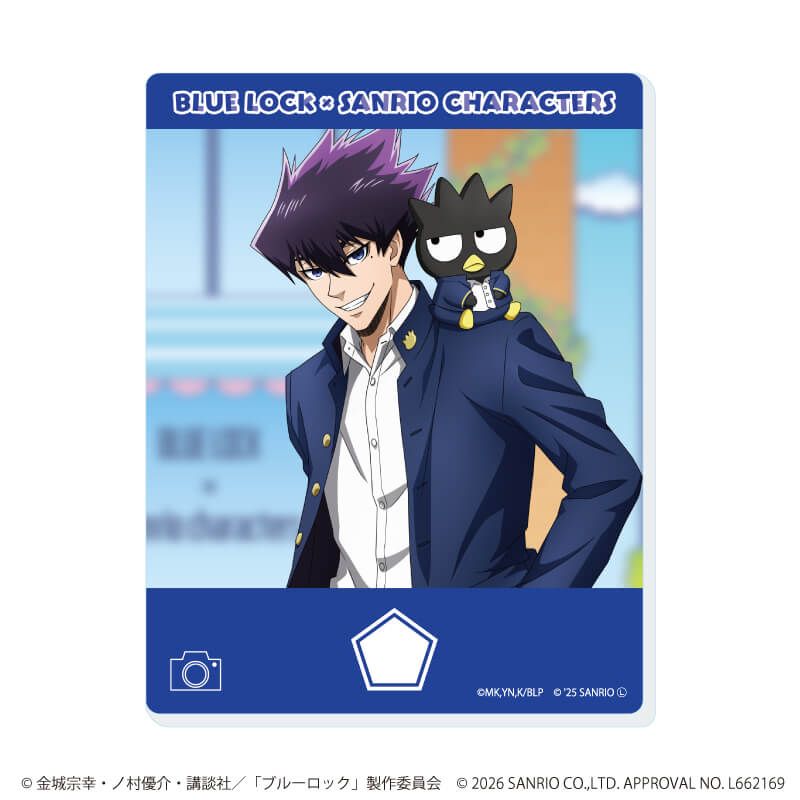 アクリルカード「TVアニメ『ブルーロック』×サンリオキャラクターズ」04/コンプリートセット(全10種)(コラボイラスト)