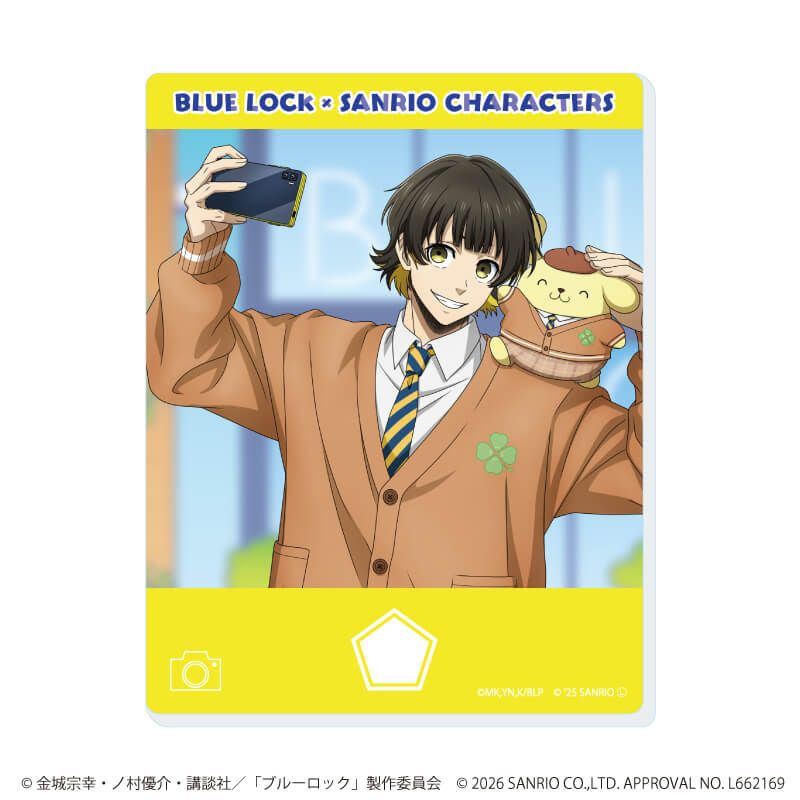 アクリルカード「TVアニメ『ブルーロック』×サンリオキャラクターズ」04/コンプリートセット(全10種)(コラボイラスト)