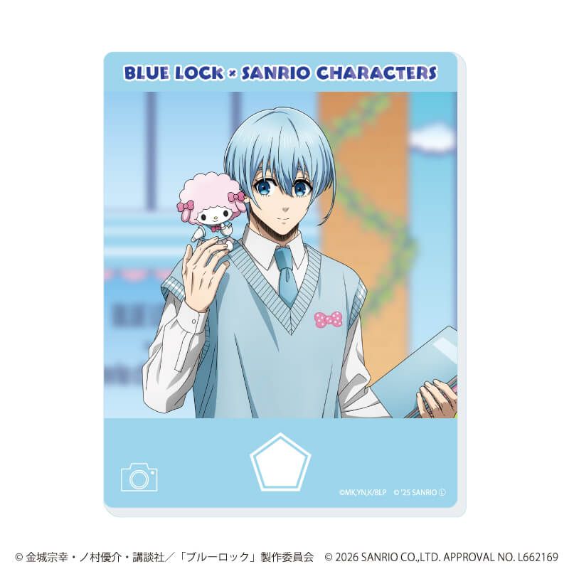 アクリルカード「TVアニメ『ブルーロック』×サンリオキャラクターズ」04/コンプリートセット(全10種)(コラボイラスト)