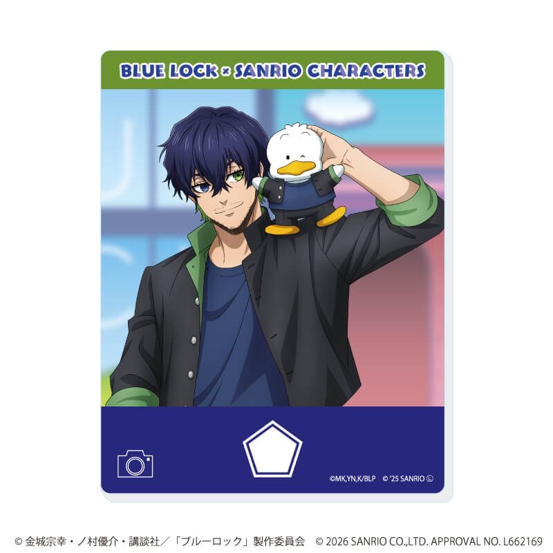 アクリルカード「TVアニメ『ブルーロック』×サンリオキャラクターズ」04/コンプリートセット(全10種)(コラボイラスト)