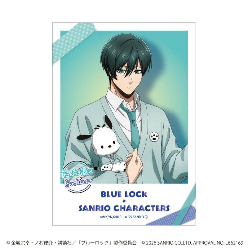 ミニブロマイド「TVアニメ『ブルーロック』×サンリオキャラクターズ」02/コンプリートセット(全10種)(コラボイラスト)