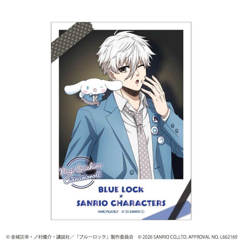 ミニブロマイド「TVアニメ『ブルーロック』×サンリオキャラクターズ」02/コンプリートセット(全10種)(コラボイラスト)