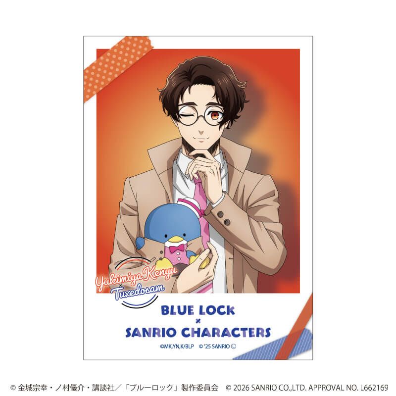 ミニブロマイド「TVアニメ『ブルーロック』×サンリオキャラクターズ」02/コンプリートセット(全10種)(コラボイラスト)