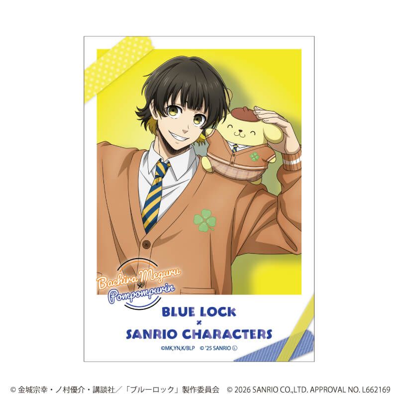 ミニブロマイド「TVアニメ『ブルーロック』×サンリオキャラクターズ」02/ブラインド(10種)(コラボイラスト)