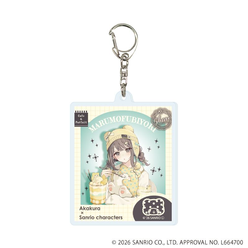 アクリルキーホルダー「赤倉×サンリオキャラクターズ」06/ブラインド(6種)(コラボイラスト)