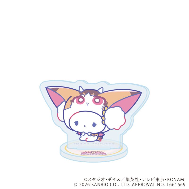 アクリルぷちスタンド「遊☆戯☆王ZEXAL×サンリオキャラクターズ」01/コンプリートセット(全5種)(コラボイラスト)