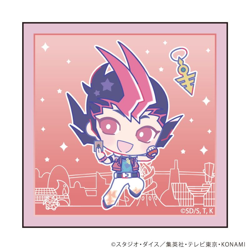 ホログラムステッカー「遊☆戯☆王ZEXAL Design produced by Sanrio」01/九十九遊馬(コラボイラスト)