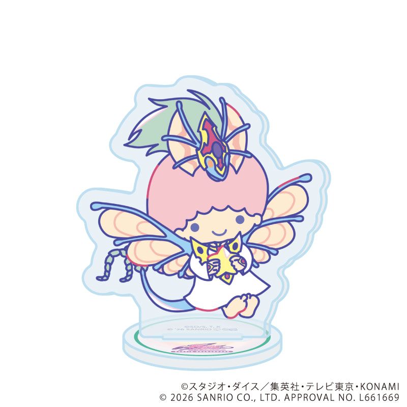 アクリルぷちスタンド「遊☆戯☆王5D's×サンリオキャラクターズ」01/コンプリートセット(全6種)(コラボイラスト)