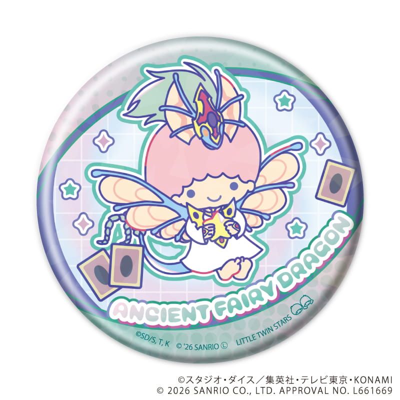 ホログラム缶バッジ(65ｍｍ)「遊☆戯☆王5D's×サンリオキャラクターズ」01/コンプリートセット(全6種)(コラボイラスト)