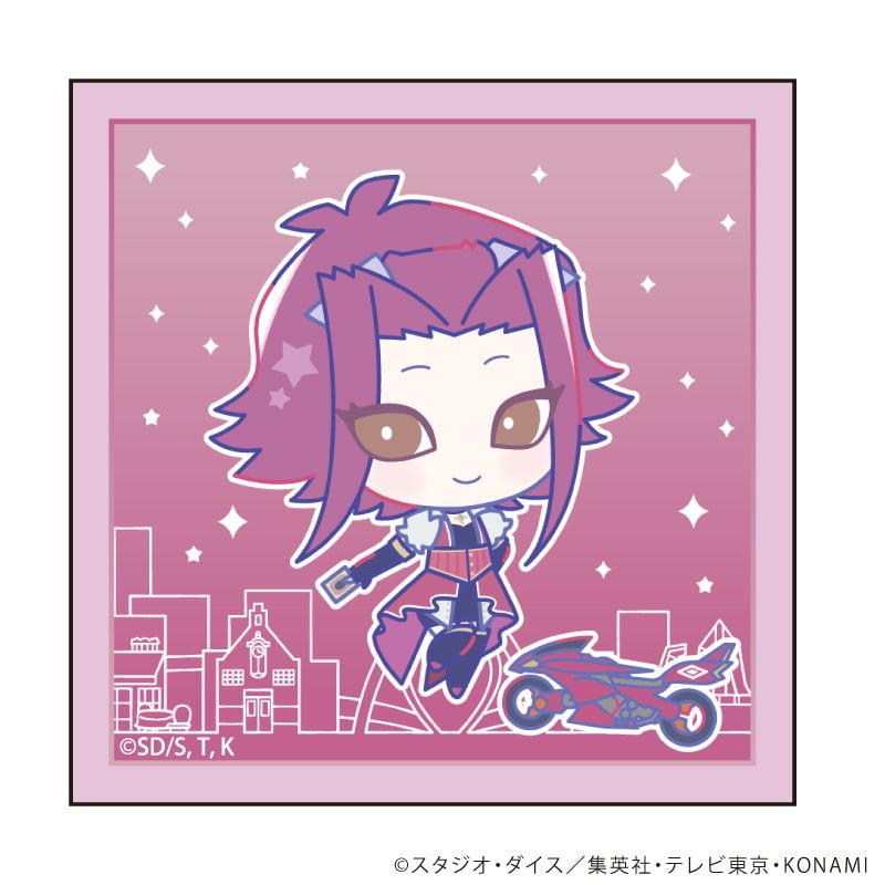 ホログラムステッカー「遊☆戯☆王5D's Design produced by Sanrio」04/十六夜アキ(コラボイラスト)