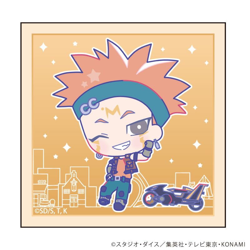 ホログラムステッカー「遊☆戯☆王5D's Design produced by Sanrio」03/クロウ・ホーガン(コラボイラスト)