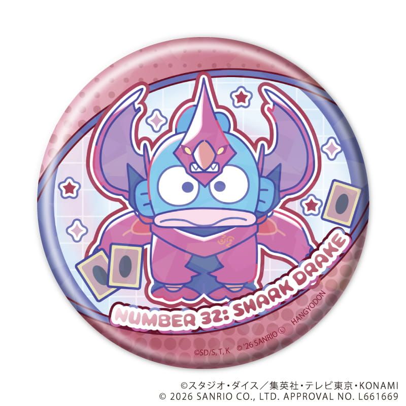 ホログラム缶バッジ(65ｍｍ)「遊☆戯☆王ZEXAL×サンリオキャラクターズ」01/ブラインド(5種)(コラボイラスト)