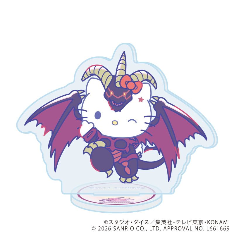 アクリルぷちスタンド「遊☆戯☆王5D's×サンリオキャラクターズ」01/ブラインド(6種)(コラボイラスト)