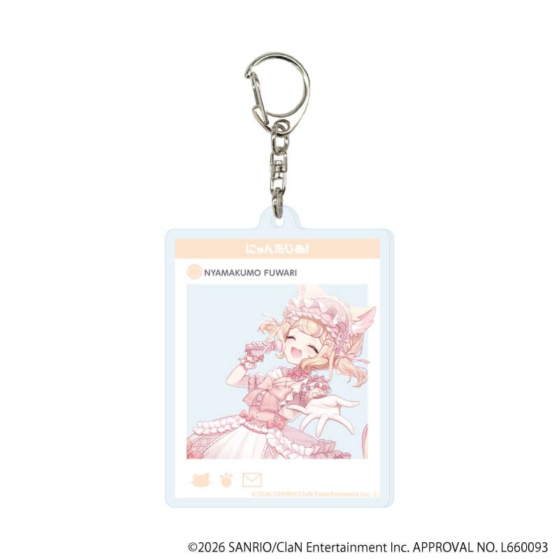 アクリルキーホルダー「にゃんたじあ！」02/若魔雲ふわり 2026誕生日ver.(公式イラスト)