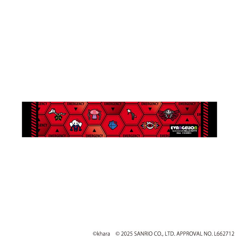 マフラータオル「エヴァンゲリオン×サンリオキャラクターズ」01/(コラボイラスト)