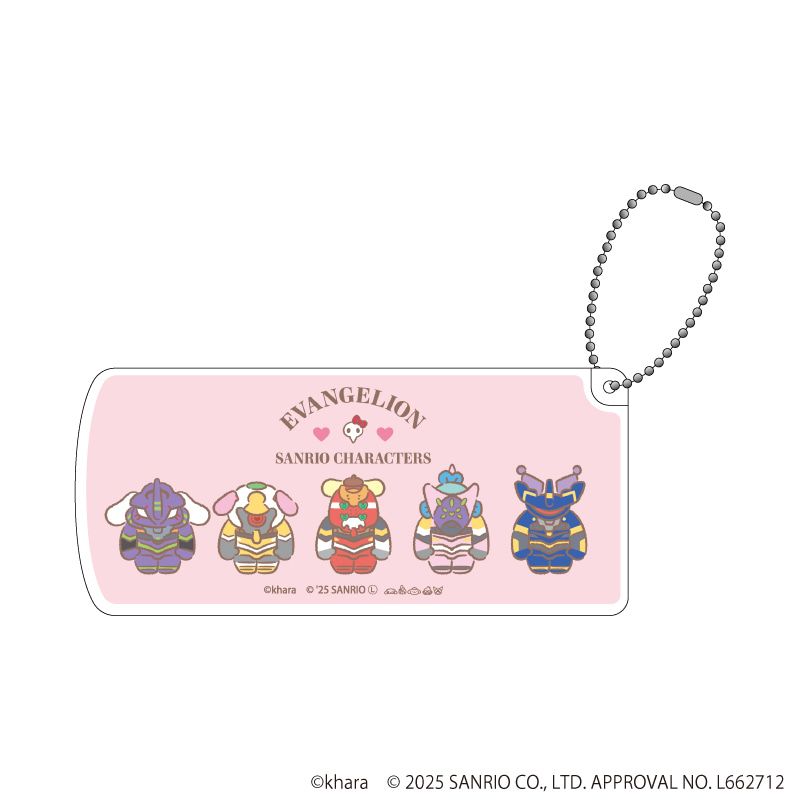 スライド式小物ケース「エヴァンゲリオン×サンリオキャラクターズ」01/Aパターン(コラボイラスト)