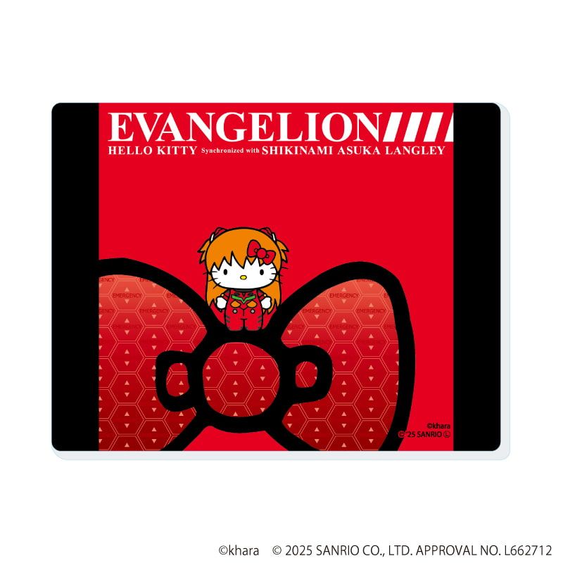 アクリルカード「エヴァンゲリオン×サンリオキャラクターズ」02/コンプリートセット(全5種)(コラボイラスト)