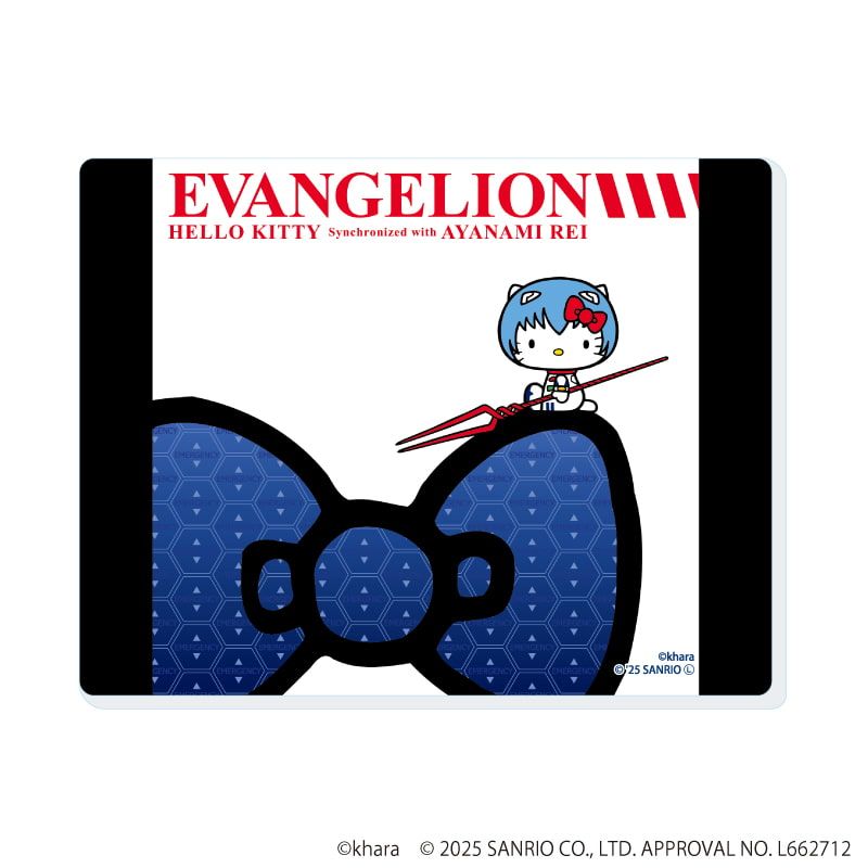アクリルカード「エヴァンゲリオン×サンリオキャラクターズ」02/トレーディング(5種)(コラボイラスト)