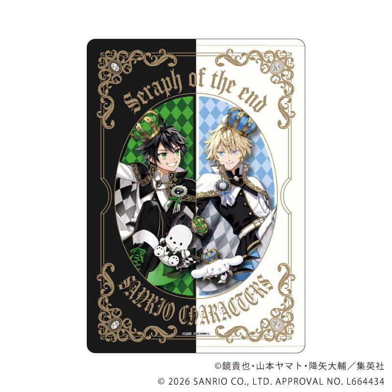 キャラクリアケース「終わりのセラフ×サンリオキャラクターズ」03/集合デザイン(コラボイラスト)