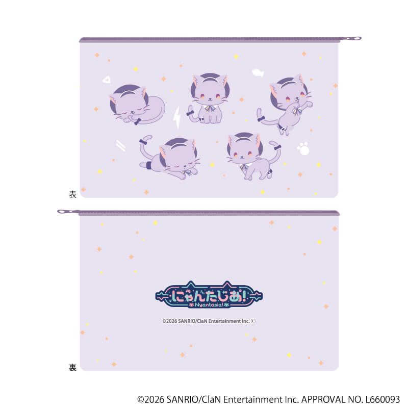 キャラポーチ「にゃんたじあ！」06/若魔影ネオン 2026誕生日ver.(公式イラスト)
