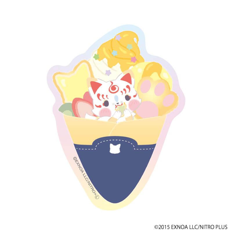 ダイカットステッカー「わんぱく！刀剣乱舞」41/こんのすけ