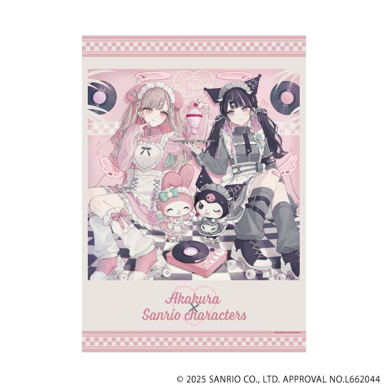 赤倉×サンリオキャラクターズ｜A3クリアポスター「赤倉×サンリオ