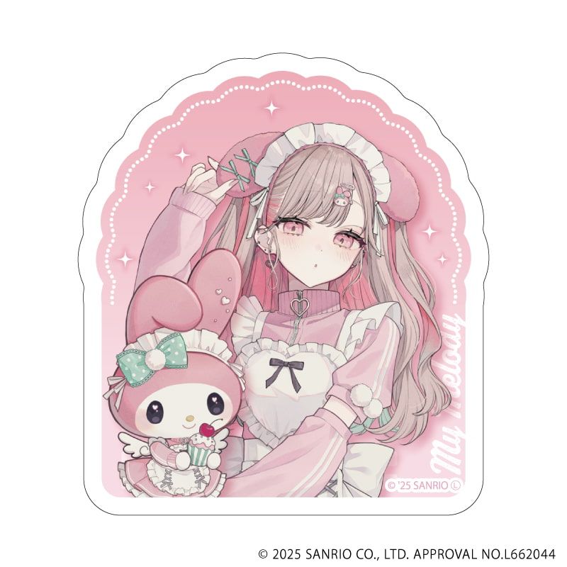 赤倉×サンリオキャラクターズ｜ダイカットスマホステッカー「赤倉