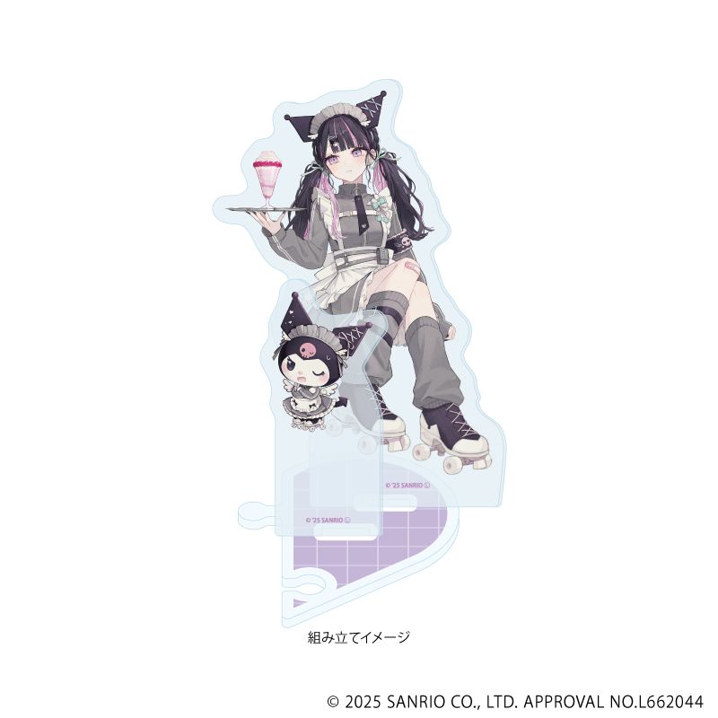 アクリルスタンドプレート「赤倉×サンリオキャラクターズ」02/クロミ(コラボイラスト)