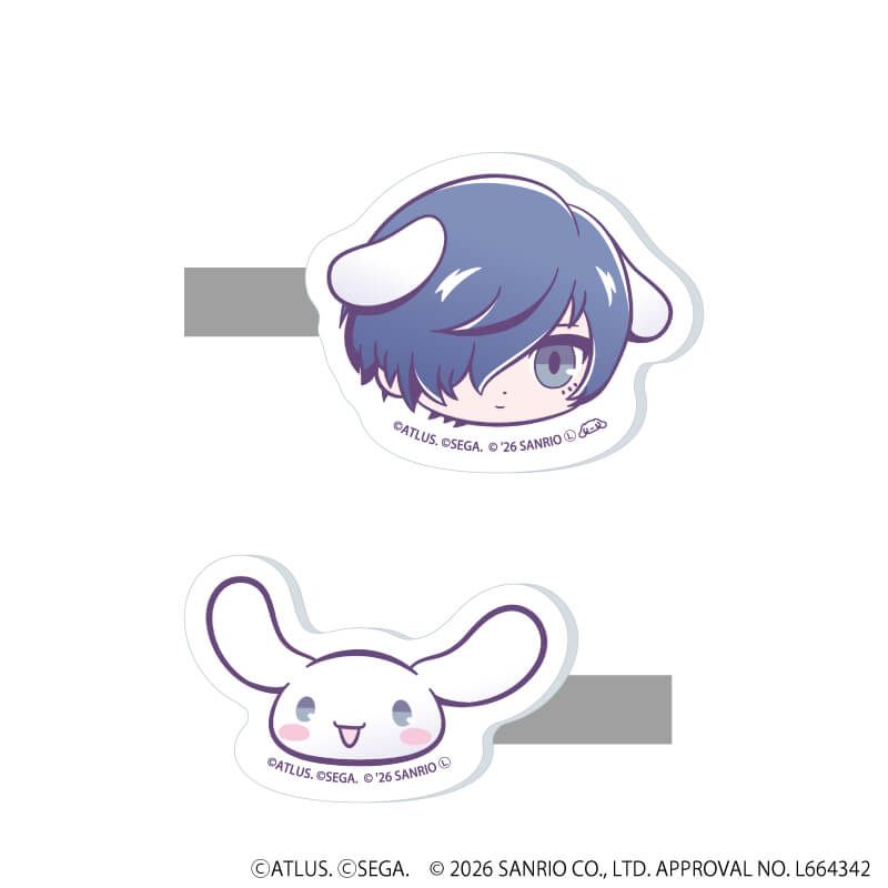 マルチクリップ(2個セット)「P30th×サンリオキャラクターズ」04/P3主人公・シナモロール(コラボイラスト)