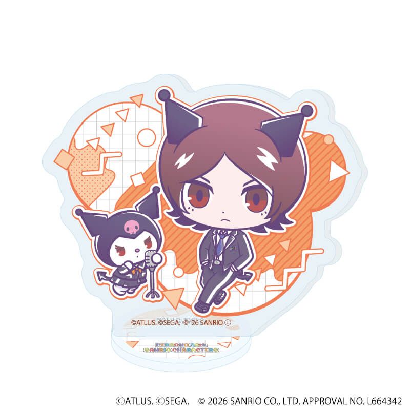 アクリルぷちスタンド「P30th×サンリオキャラクターズ」01/コンプリートセット(全7種)(コラボイラスト)