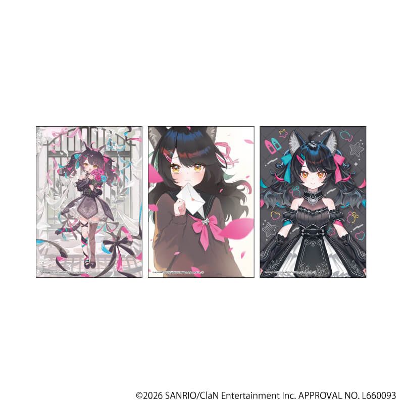 L版ブロマイド3枚セット「にゃんたじあ！」09/ニャマシュヴァ・ルッツ 2026誕生日ver.(公式イラスト)