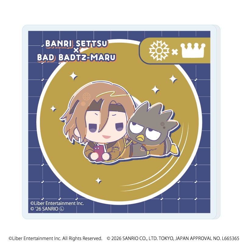 アクリルマグネット「A3!×Sanrio characters」02/コンプリートセット(全12種)秋組&冬組(コラボイラスト)