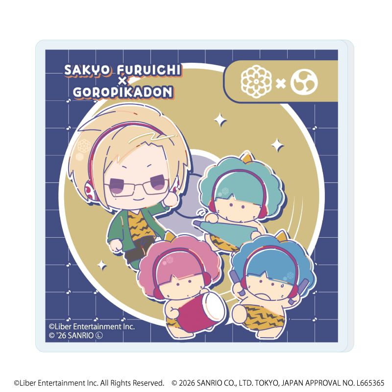 アクリルマグネット「A3!×Sanrio characters」02/コンプリートセット(全12種)秋組&冬組(コラボイラスト)