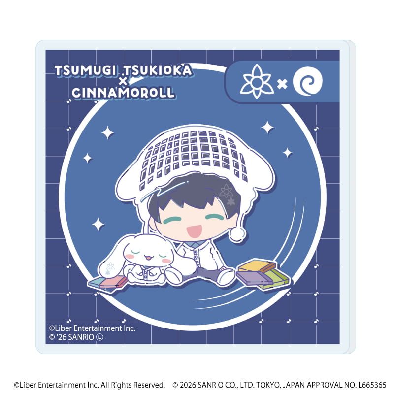 アクリルマグネット「A3!×Sanrio characters」02/コンプリートセット(全12種)秋組&冬組(コラボイラスト)