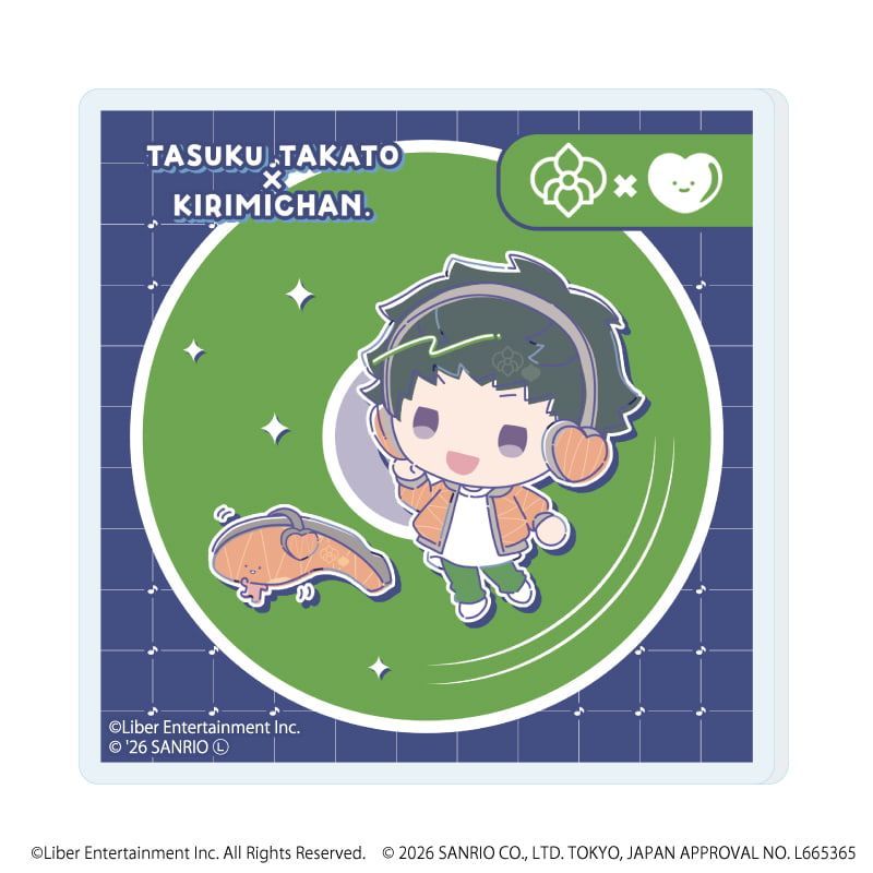 アクリルマグネット「A3!×Sanrio characters」02/コンプリートセット(全12種)秋組&冬組(コラボイラスト)