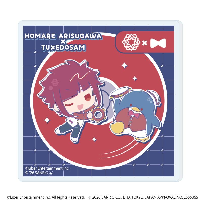 アクリルマグネット「A3!×Sanrio characters」02/コンプリートセット(全12種)秋組&冬組(コラボイラスト)