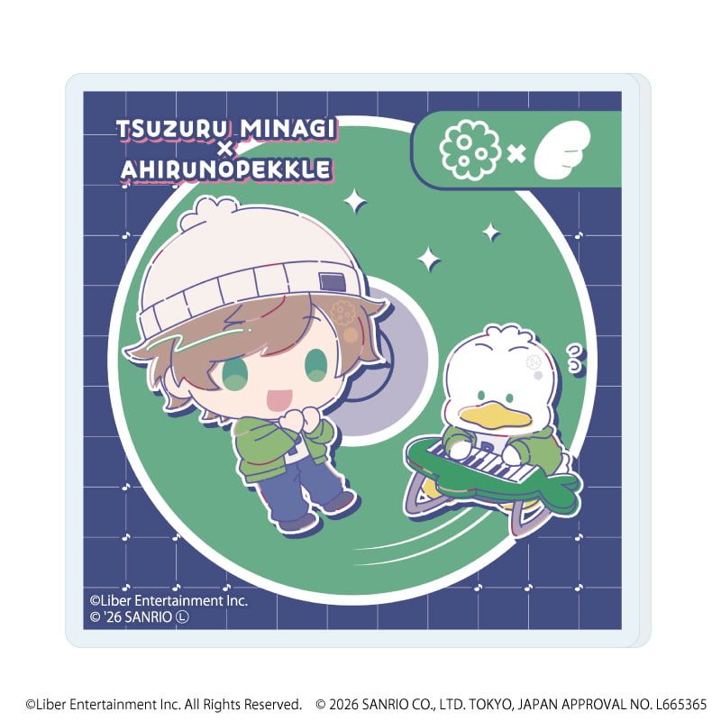 アクリルマグネット「A3!×Sanrio characters」01/コンプリートセット(全12種)春組&夏組(コラボイラスト)