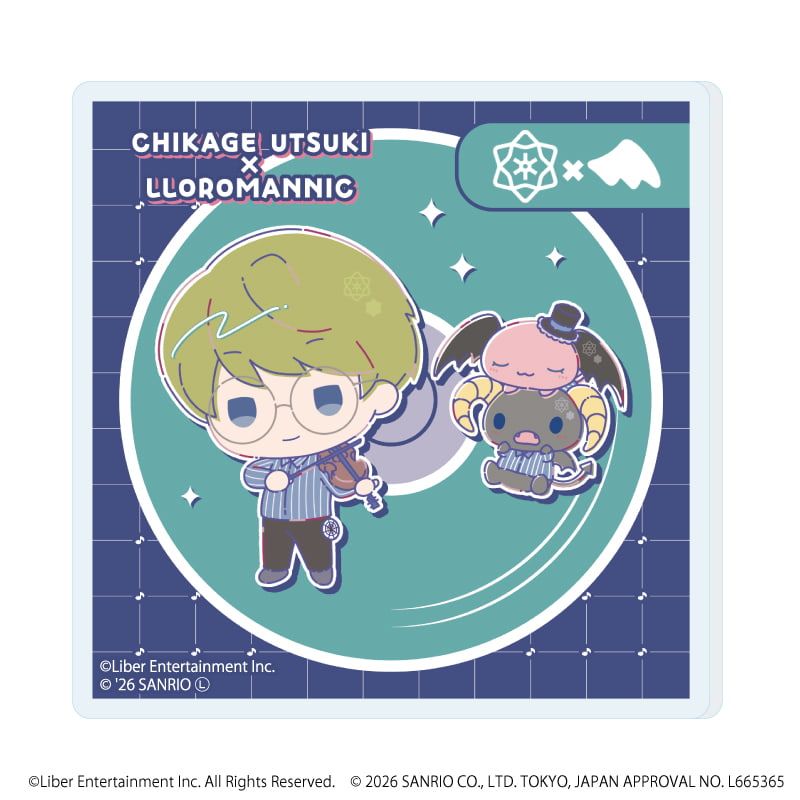 アクリルマグネット「A3!×Sanrio characters」01/コンプリートセット(全12種)春組&夏組(コラボイラスト)