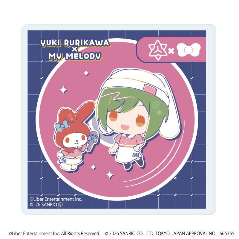 アクリルマグネット「A3!×Sanrio characters」01/コンプリートセット(全12種)春組&夏組(コラボイラスト)