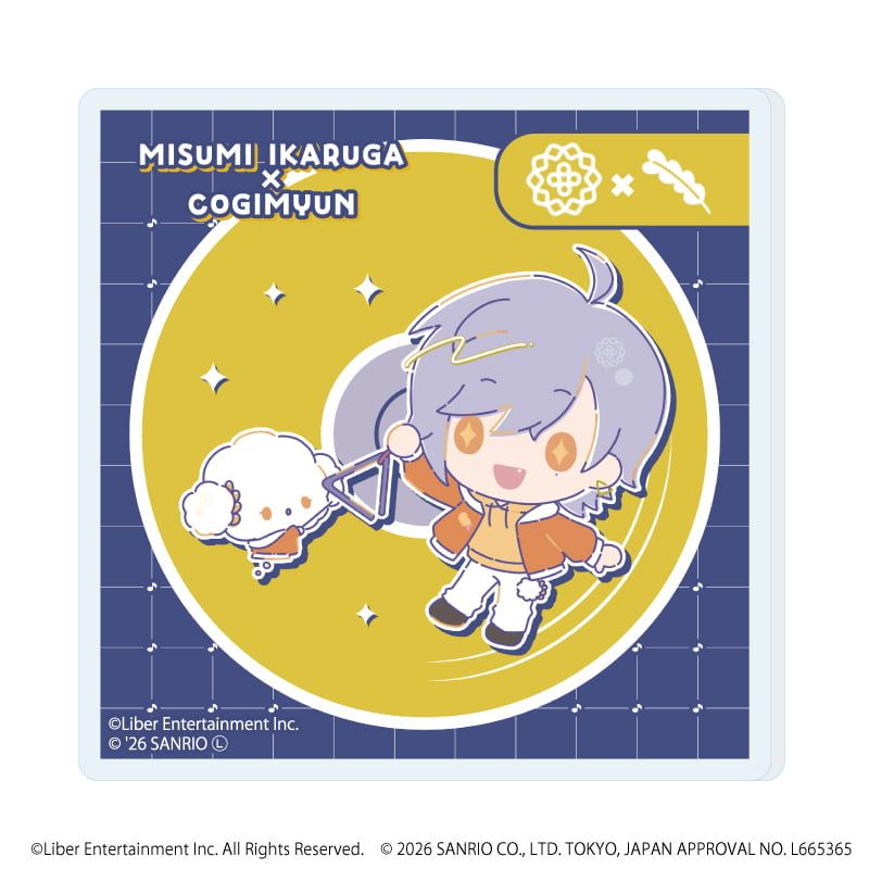 アクリルマグネット「A3!×Sanrio characters」01/コンプリートセット(全12種)春組&夏組(コラボイラスト)