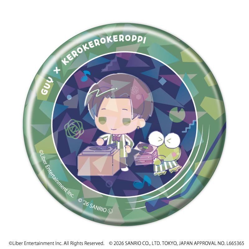 ホログラム缶バッジ(57mm)「A3!×Sanrio characters」02/コンプリートセット(全12種)秋組&冬組(コラボイラスト)