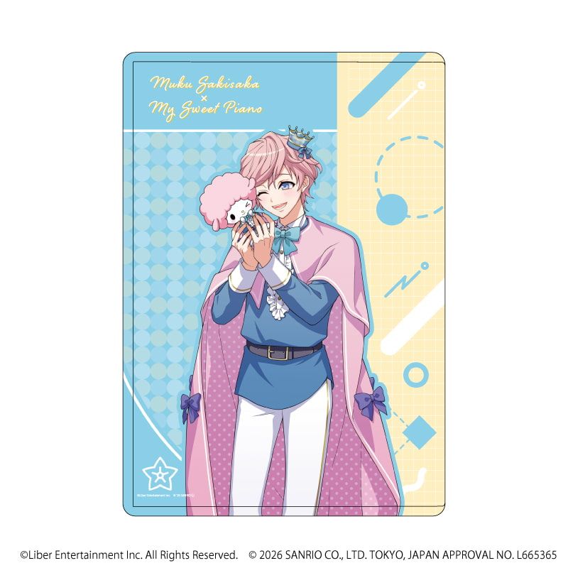 キャラクリアケース「A3!×Sanrio characters」02/向坂 椋×マイスウィートピアノ(コラボイラスト)