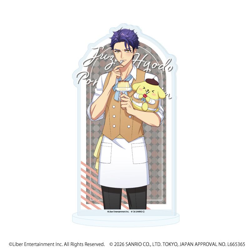 アクリルスタンド「A3!×Sanrio characters」47/兵頭 十座×ポムポムプリン(コラボイラスト)