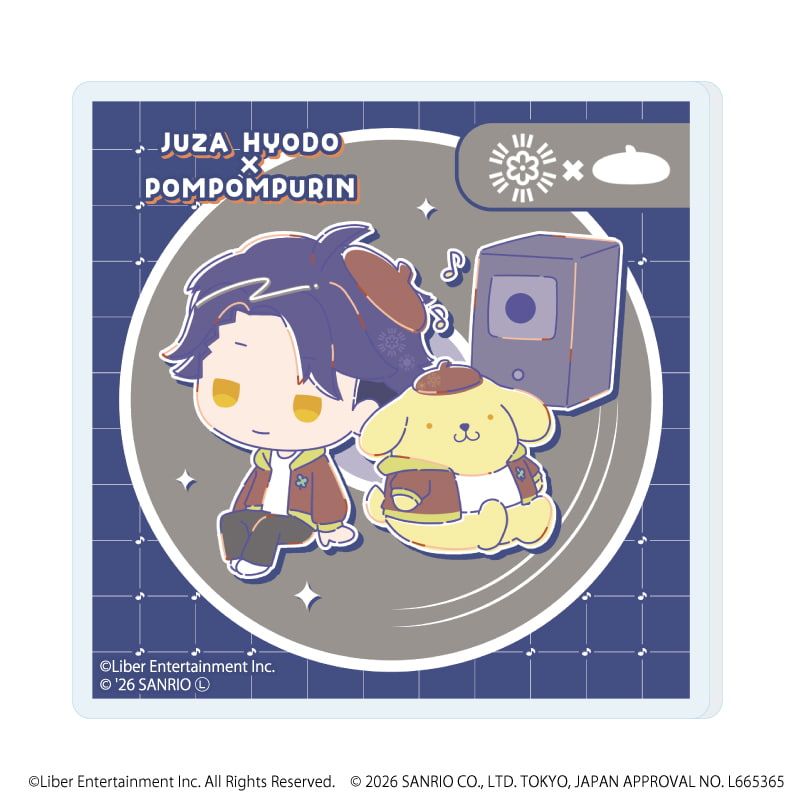 アクリルマグネット「A3!×Sanrio characters」02/ブラインド(12種)秋組&冬組(コラボイラスト)