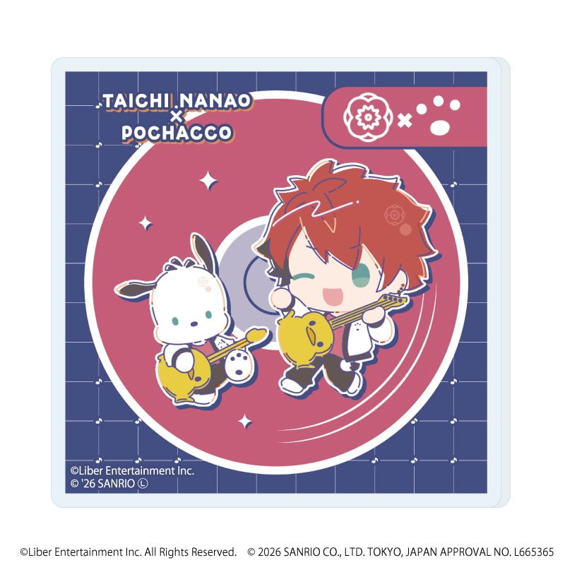 アクリルマグネット「A3!×Sanrio characters」02/ブラインド(12種)秋組&冬組(コラボイラスト)