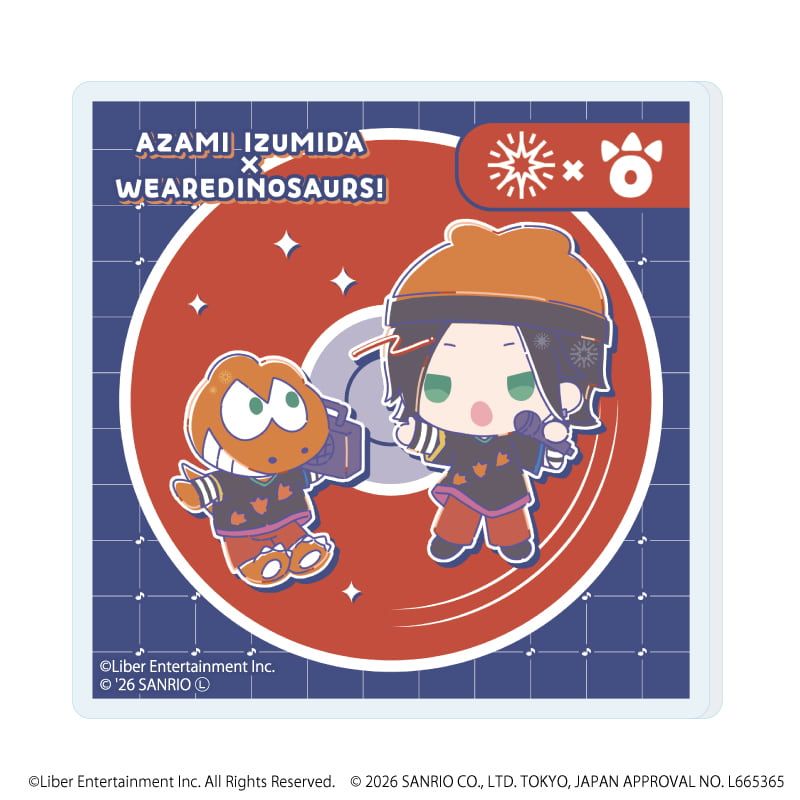 アクリルマグネット「A3!×Sanrio characters」02/ブラインド(12種)秋組&冬組(コラボイラスト)