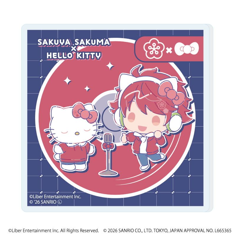 アクリルマグネット「A3!×Sanrio characters」01/ブラインド(12種)春組&夏組(コラボイラスト)