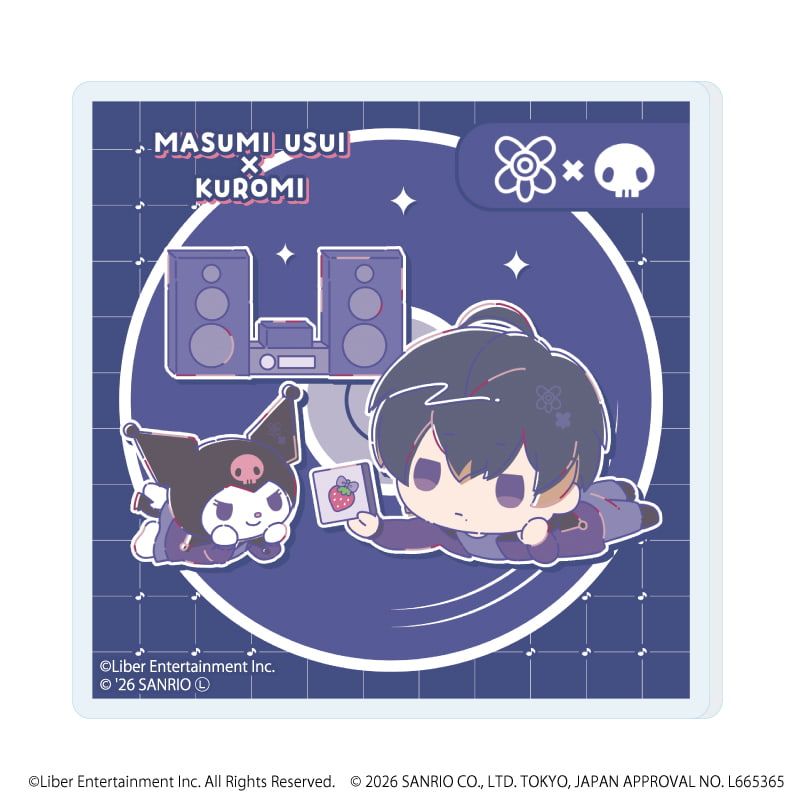 アクリルマグネット「A3!×Sanrio characters」01/ブラインド(12種)春組&夏組(コラボイラスト)