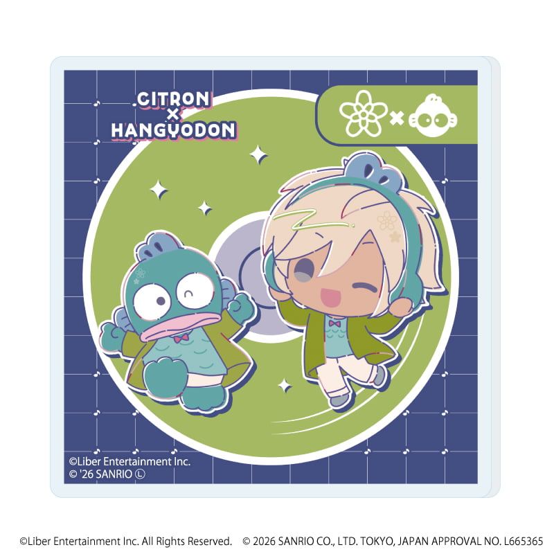 アクリルマグネット「A3!×Sanrio characters」01/ブラインド(12種)春組&夏組(コラボイラスト)