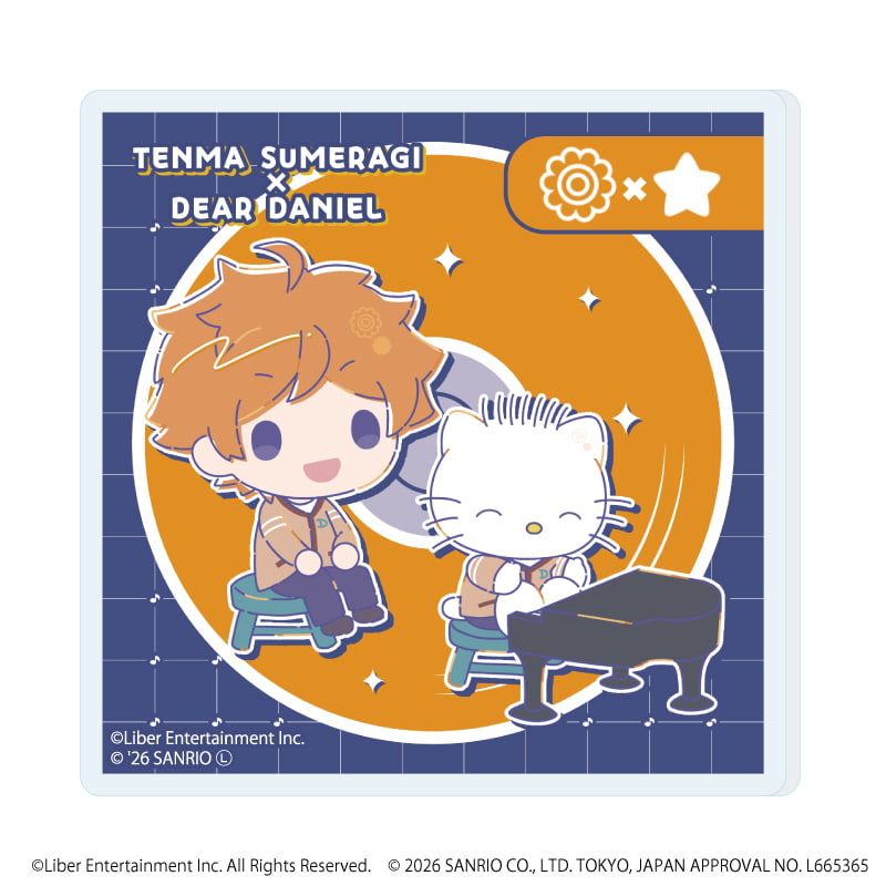 アクリルマグネット「A3!×Sanrio characters」01/ブラインド(12種)春組&夏組(コラボイラスト)